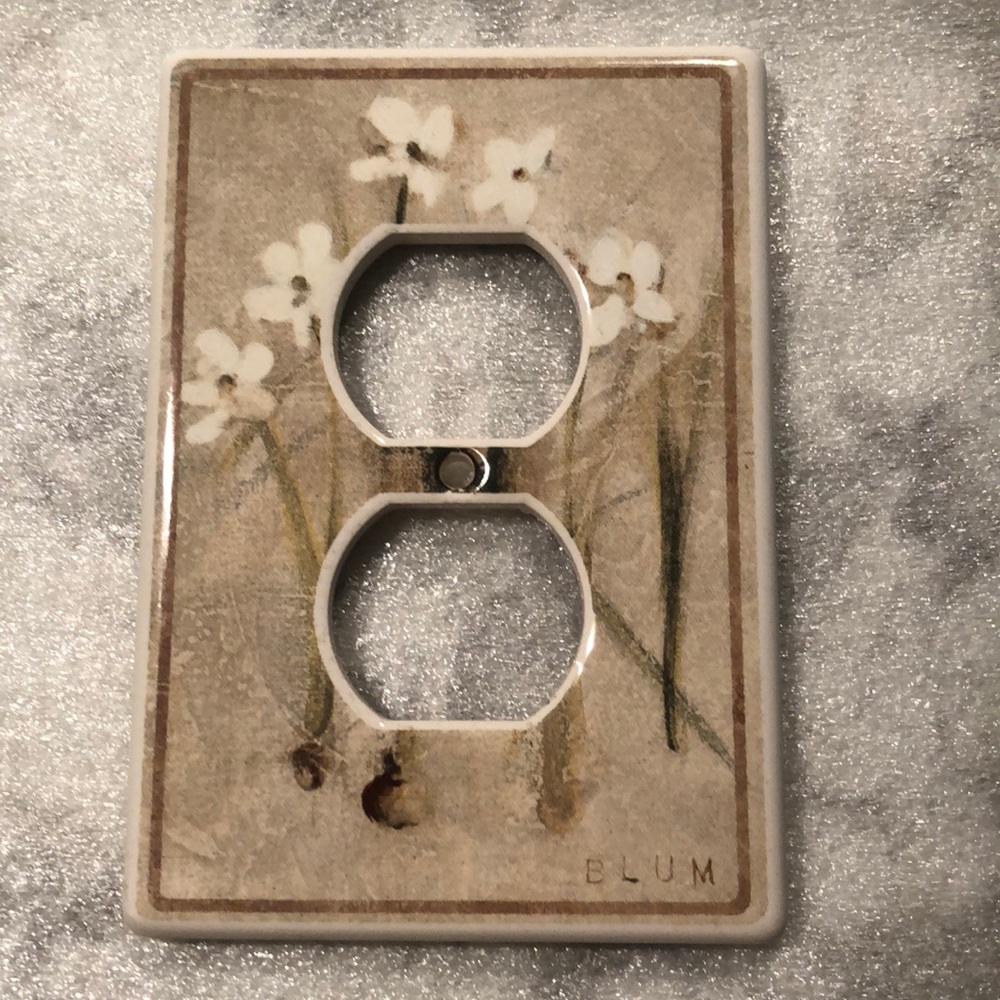 Ceramic Double Outlet Cover